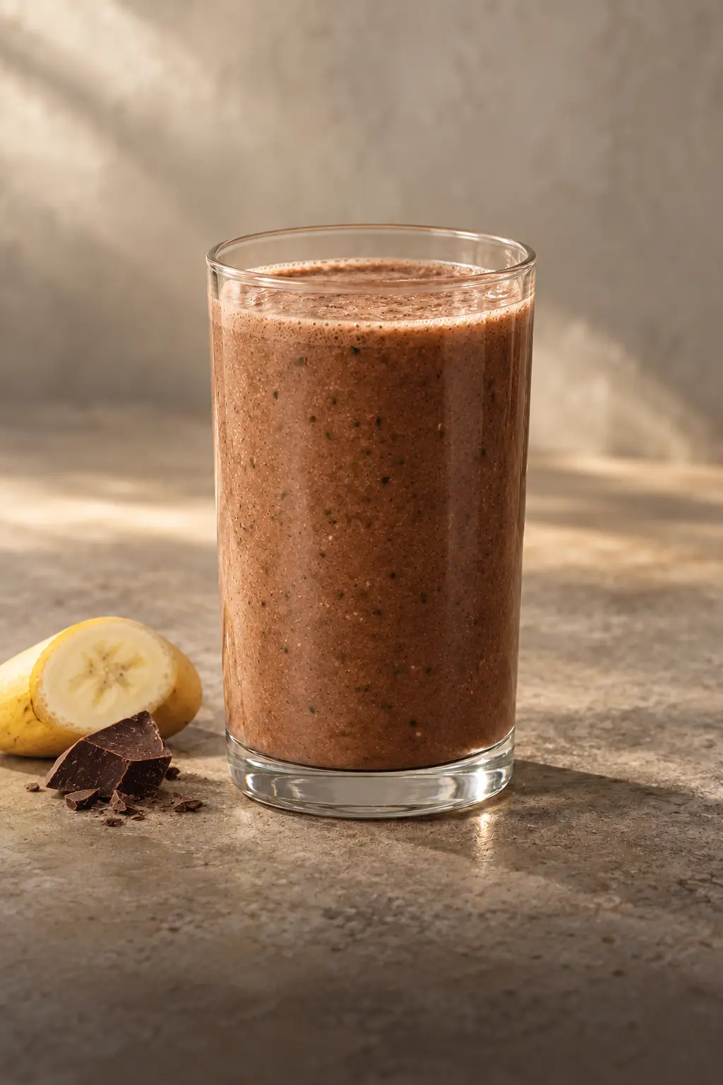 Chocolate Recovery — smoothies made with freshly harvested micro herbs