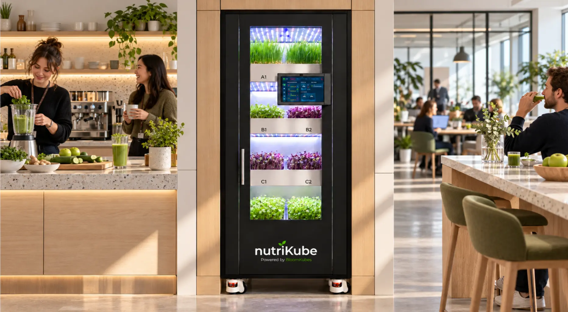 Corporate Offices environment suited to a nutriKube installation