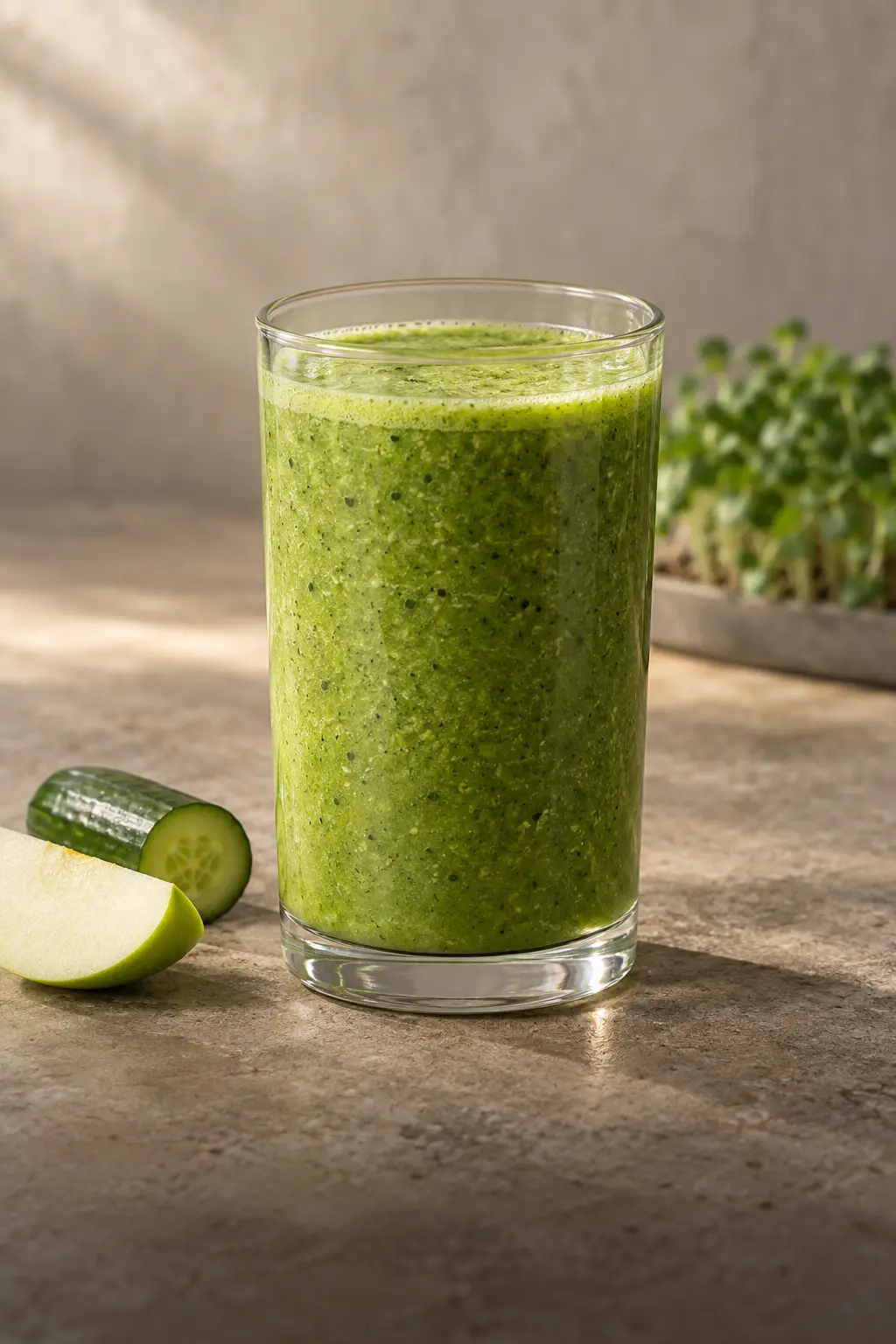 Green Detox — smoothies made with freshly harvested microgreens